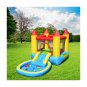 Inflatable Water Slide and Bounce House and Jumping Castle and Splash Pool for Kids with Blower