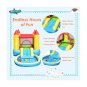 Inflatable Water Slide and Bounce House and Jumping Castle and Splash Pool for Kids with Blower
