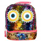 Owl Shaped Full Size School Bag or Travel Backpack with Owl Full Size Zipper