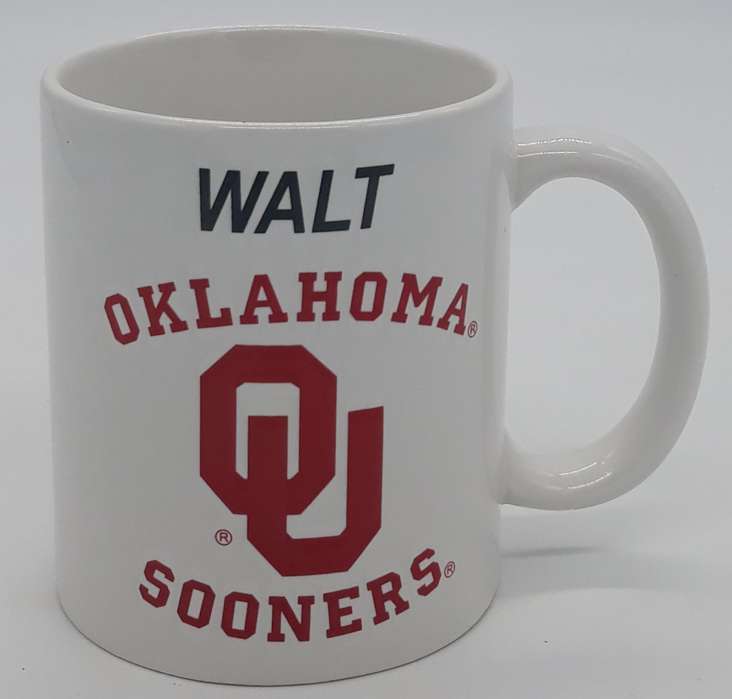 12 Branded College Sports Team 11oz Coffee Tea Mug- Oklahoma OU Sooners