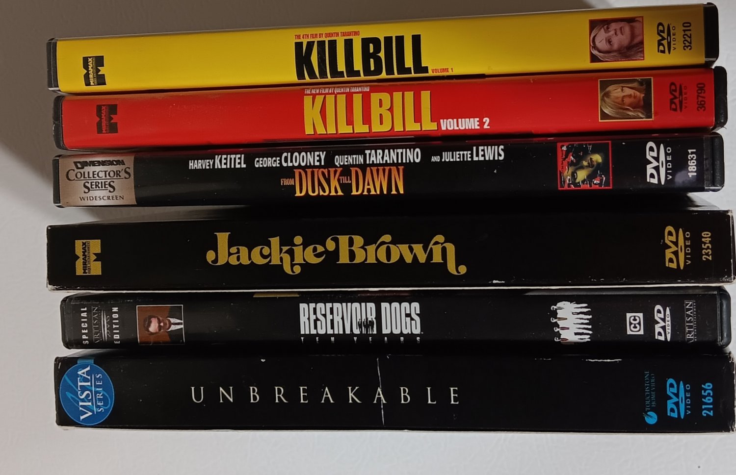 DVD Bundle: SIX (6) Quentin Tarantino Movies USED