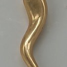 Jewelry Italian Horn Charm 14k Gold ~1.6" Long .8g-.9 grams Cornicello