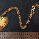 Jewelry 4-H Club Leader Gold Heart Charm Necklace 4H