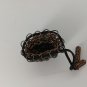 Handmade Chainmail Dice Bag Steel & Copper Rings Small 4 in 1 European Pattern