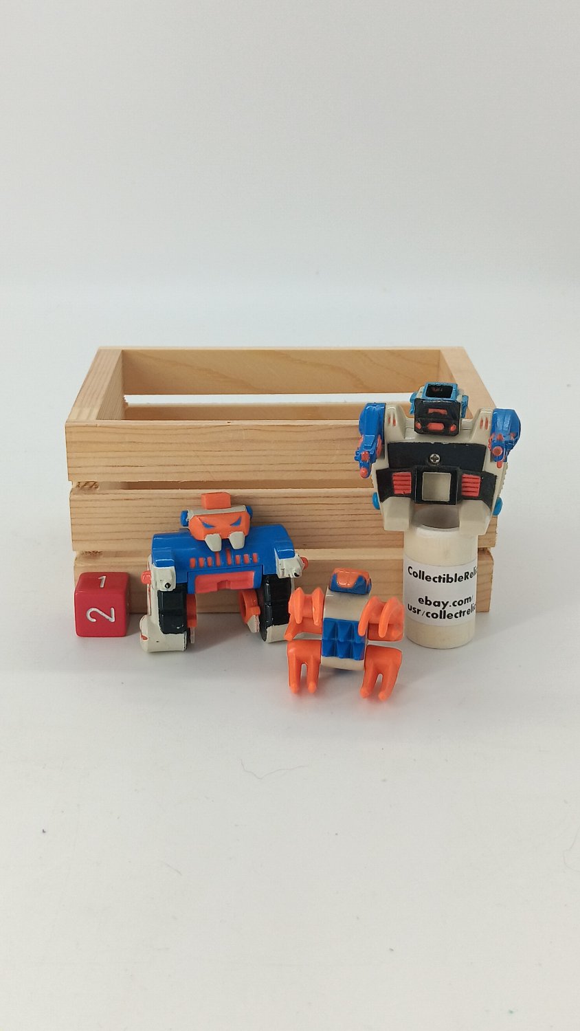 Micro Machines Z-Bots Skrap Hea Per Skrapheaper Linkbots Sets 1993 Vintage