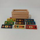 Collectible 2002 FIFA World Cup National Flag 9 Pin Set McDonald's Coca Cola