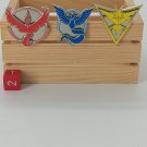 Pokemon Trading Card Game 3 Pin Set Mystic Articuno Instinct Zapdos Valor Moltres