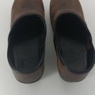 Pair of Dansko Brown Leather Clogs - Women's Size 38 (US 7.5-8) Excellent