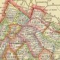 Virginia Atlas Map by George Cram circa 1915 - Inset Map of Norfolk, Newport News and vicinity.