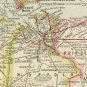 Virginia Atlas Map by George Cram circa 1915 - Inset Map of Norfolk, Newport News and vicinity.