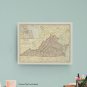Virginia Atlas Map by George Cram circa 1915 - Inset Map of Norfolk, Newport News and vicinity.