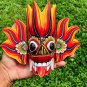 Wooden Hand Carved Traditional Mask | Sri Lankan Dancing Vibrant Colorful Wall DÃ©cor