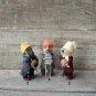 Felted otter felted muppet Emmet otter Christmas miniature Jug-band Organic Art dolls