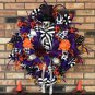 Skeleton Wreath, Halloween Wreath, Halloween Swag, Halloween Decor