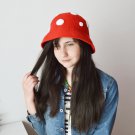 Crochet mushroom bucket hat aesthetic outfit men women Custom cute knitted red fisherman hat