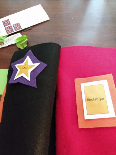 Infant / Toddler Shape Felt Book