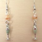 Glass of Champagne Earring with Glass Accent