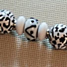Beadable Pen Black and White Animal Print Beadable Pen Black and White Animal Print