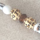 Beaded Pen - Cheetah Print