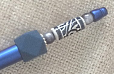 Beaded Pen - Blue Wave