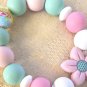 Spring FLower Wristlet Keychain