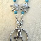 Turtle Chain Lanyard Keychain