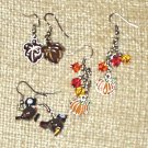 Fall Fest Trio of Earrings Set 4