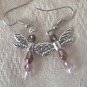 Dragonfly Earring Trio Set 2 - Purple Pink, Orange, Gold Topaz