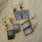 Set of 3 Mini-Book Earrings: Pride & Prejudice, Snow White & Jane Eyre