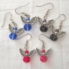 Jewel Tone Angel Trio Earring Set 1