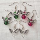 Winter Holiday Angel Trio Earring set 3