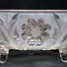Large Cut Glass 3 Footed Bowl