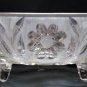 Large Cut Glass 3 Footed Bowl