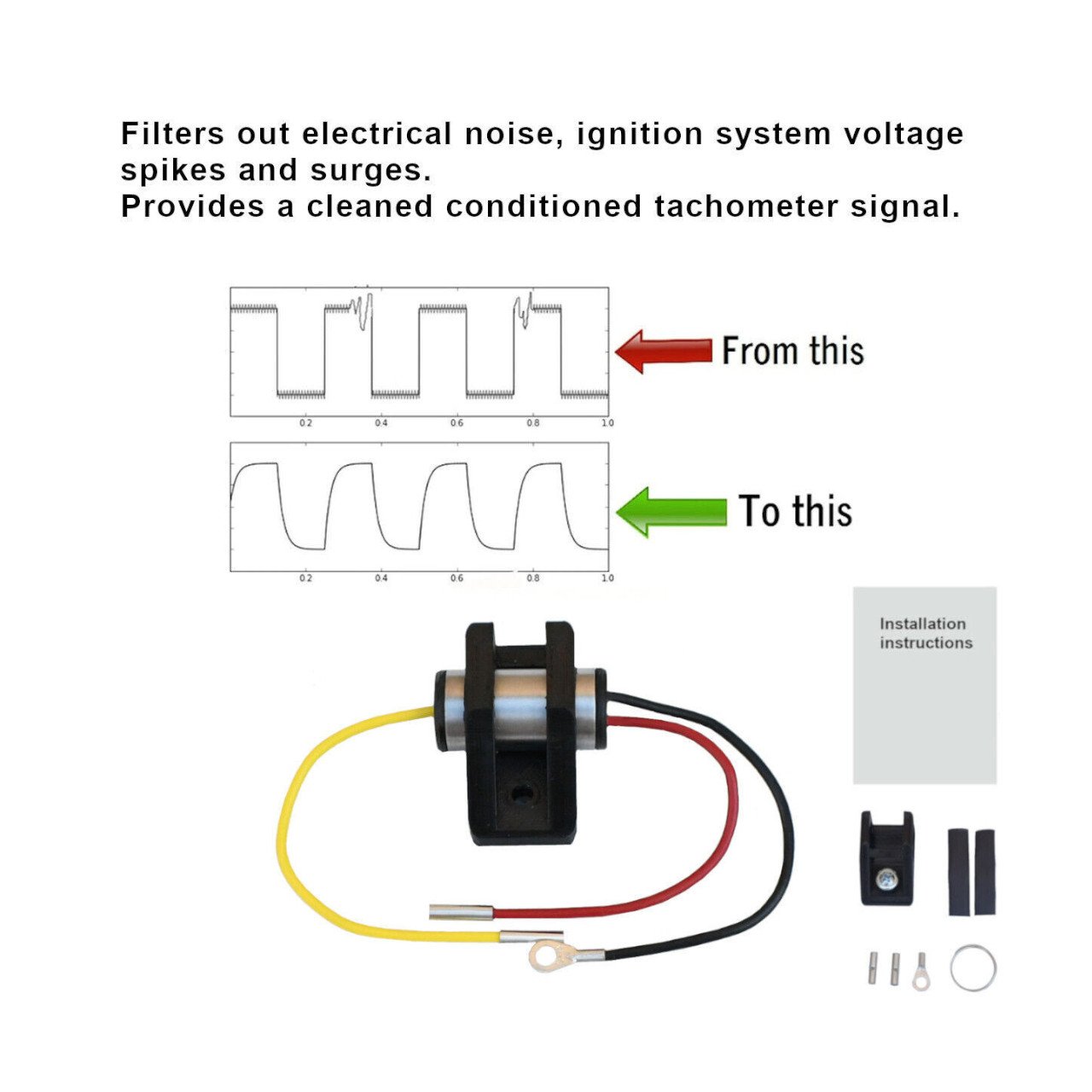 Tachometer signal filter Camaro Firebird Fiero GMC Truck Olds Chevy ...