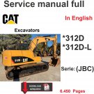 Service Manual Full Caterpillar 312D / 312D-L  (JBC)