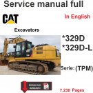 Service Manual Full Caterpillar 329D / 329D-L  (TPM)