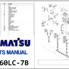 Komatsu PC160LC-7B Excavator Parts Manual