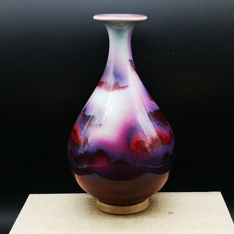 Enamel color Pastel porcelain Ceramic Vase