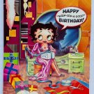 BETTY BOOP Nightgown 3D Happy Birthday Card Pop Shots 1984 Printed USA SPK31