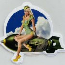 PIN UP GIRLS Blonde Bombshell Sticker (1) Made USA