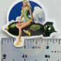 PIN UP GIRLS Blonde Bombshell Sticker (1) Made USA