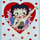 BETTY BOOP Valentines Hearts Card Paper Moon 1984 Vintage SPK50