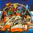 SCHLITZ Big Band 16x24 Poster 1970s Made USA Vintage