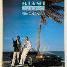 MIAMI VICE 1986 12 Month First Edition Calendar 12x10 USA 1985 NOS Vintage