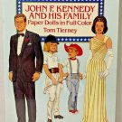 John Jackie Kennedy First Family Paper Doll Cut-Out Book Tom Tierney 1990