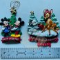 BAMBI THUMPER MICKEY MINNIE Disney Holiday Ornament Set (2) Vintage
