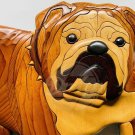 BULLDOG All Wood Art Roddy Hulon Handmade Wall Sculpture