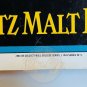 SCHLITZ College Footbull 18x24 Poster Malt Liquor 1980s Made USA 1 Of 5 Vintage
