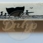 INUIT Bone Letter Opener Double Sided JG Hand Painted Vintage Made USA