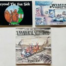 THE FAR SIDE Paperback Book Lot (3) 1980s Ungraded USA Vintage